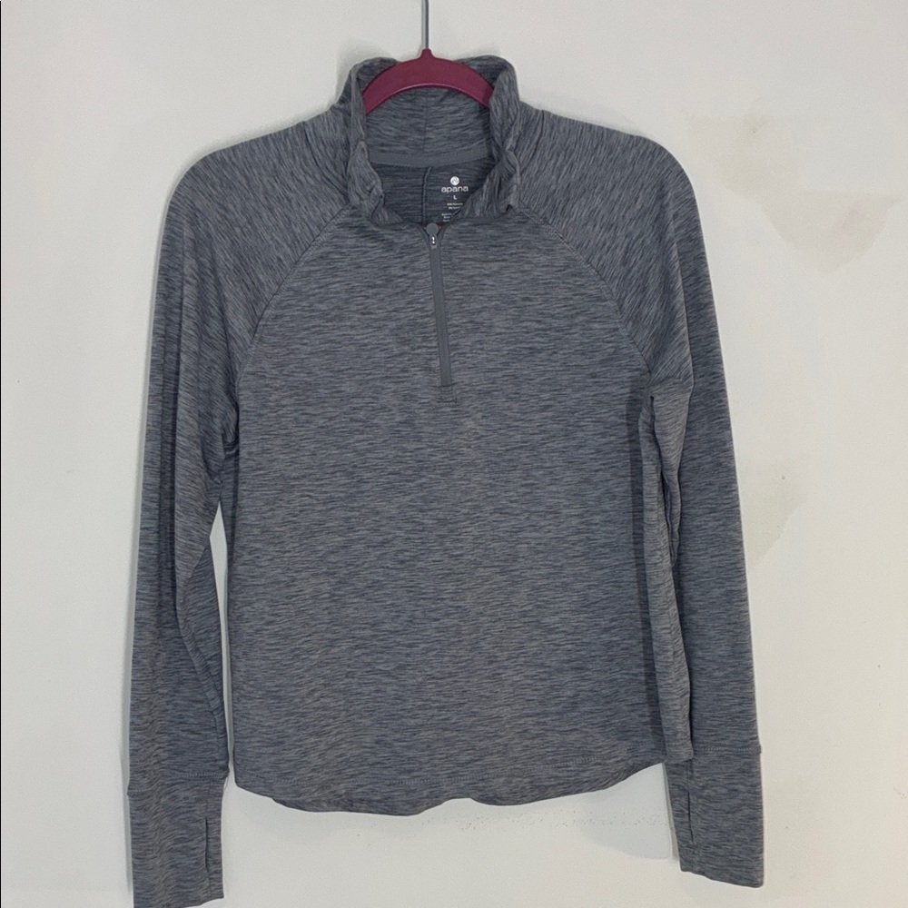 Alana Gray Quarter-Zip Women's top.